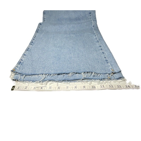 Forever 21 Jeans Women's 28 Light Blue Mid Rise Wide Leg Loose Fit Pants NWT - Picture 11 of 12